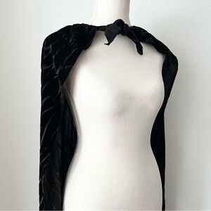 Wicked Adult Elphaba Cape Black Velvet Burnout Spirit Officially Licensed Size M